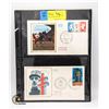 Image 1 : ESTATE LOT OF 12 VINTAGE 1ST DAY STAMP