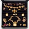 Image 1 : VINTAGE JEWELRY IN BLACK VELVET JEWELRY