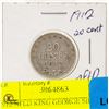 Image 1 : 1912 NFLD KING GEORGE SILVER TWENTY CENT