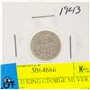 Image 1 : 1943 NFLD KING GEORGE SILVER TEN CENT