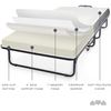 Image 3 : NEW MILLIARD TWIN SIZE HEAVY DUTY FOLDABLE COT/BED