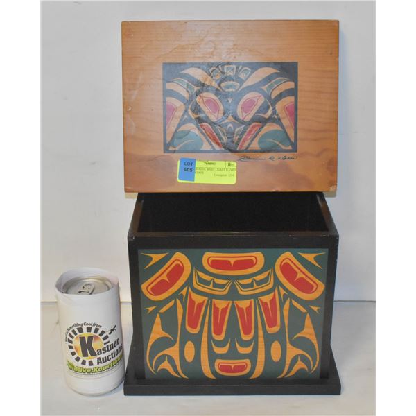 HAIDA WEST COAST RAVEN BOX-ESTATE