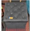 Image 1 : NEW UNBOXED GREY STORAGE OTTOMAN