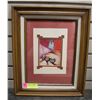 Image 1 : 13" X 16" FRAMED PINA PRINT