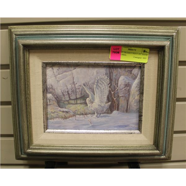 12" X 10" FRAMED PRINT BY DIANE PATON PEEL