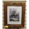 Image 1 : 15.75" X 18.5" FRAMED PRINT BY Q WIEGHORST