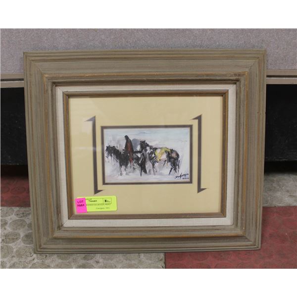 15  X 13  FRAMED DEGRAZIA PRINT