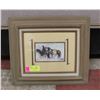 Image 1 : 15" X 13" FRAMED DEGRAZIA PRINT