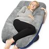 Image 1 : QUEEN ROSE FULL BODY U SHAPED PILLOW, 2 TONE
