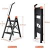 Image 2 : NEW ALPURLAD 3 STEP ALUMINUM LADDER