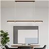 Image 2 : NEW SIMPLE MODERN LED WOOD STYLE PENDANT LIGHT