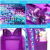 Image 2 : NEW UNPACKED 3PC ROLLING BACKPACK W/ LUNCH BOX