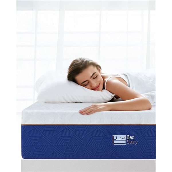 NEW BEDSTORY 12" MEMORY FOAM FULL SIZE MATTRESS