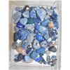 Image 1 : TRAY OF GENUINE LAPIS LAZULI SODALITE, & BLUE