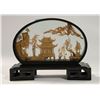 Image 1 : VINTAGE CHINESE HANDCRAFTED CORK DISPLAY