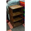 Image 1 : ANTIQUE OAK DEACONS 4 SHELF BOOKSHELF-ESTATE