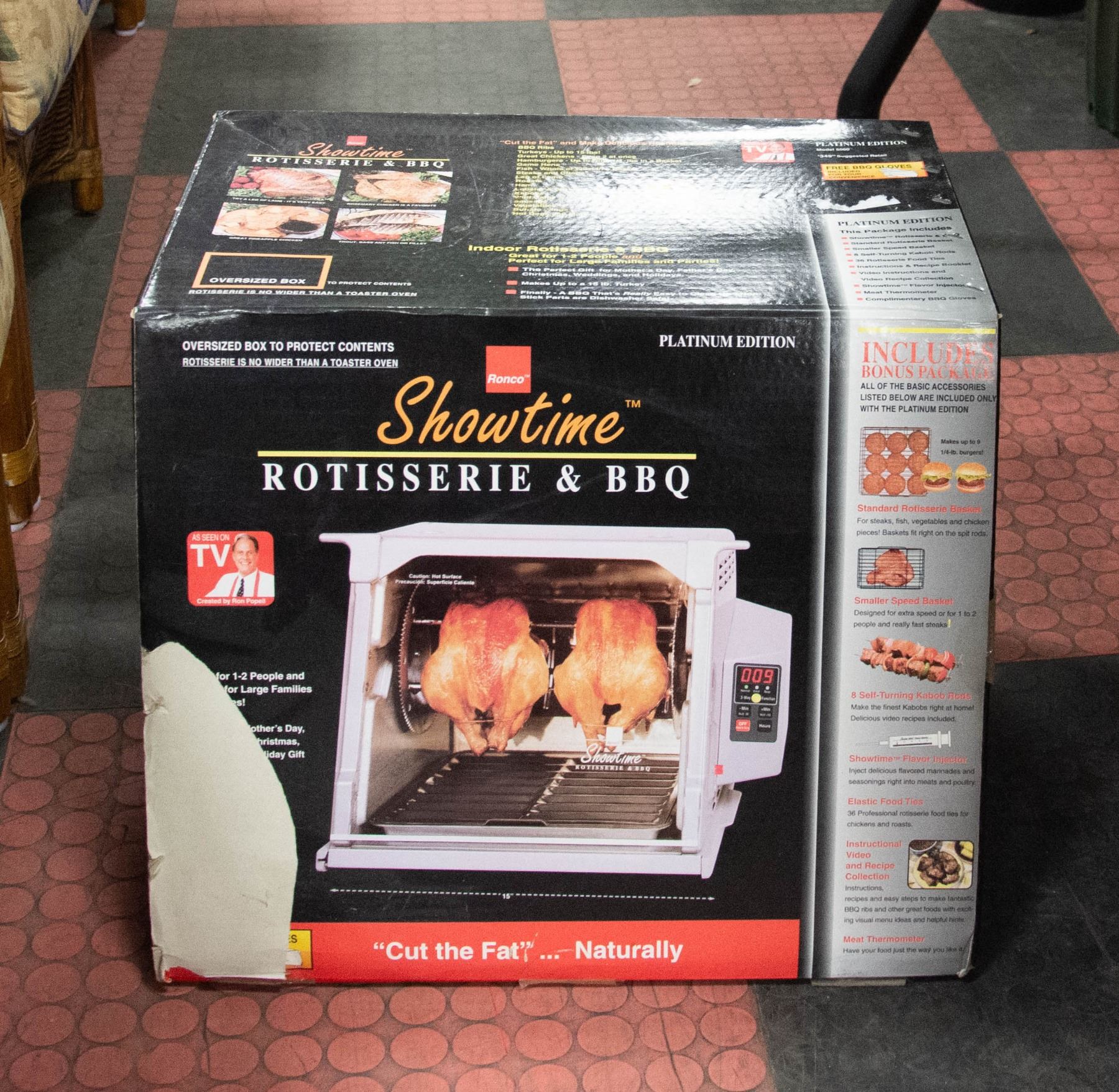 VINTAGE RONCO "SHOWTIME" BBQ & ROTISSERIE