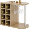 NEW SDHYL TABLE WINE RACK WITH GLASS HOLDER