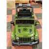 NEW ARMY GREEN 12V, 3-SPEED REMOTE CONTROLLED CAR