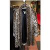 SIZE MEDIUM CHEETAH FAUX FUR LADIES COAT-ESTATE