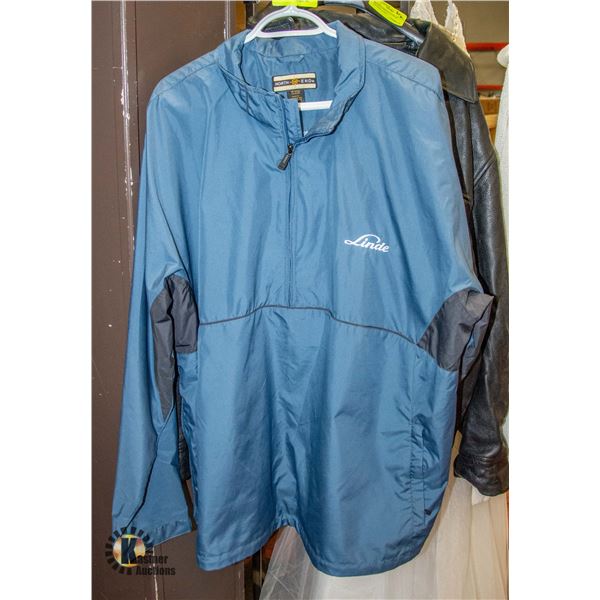 NORTH END MEN'S BLUE WINDBREAKER -