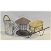 Image 1 : FLOWER PLANTER BIRD FEEDER WATERING CAN