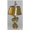 Image 1 : VINTAGE BRASS TOLE LAMP GEORGIAN BRASS WITH