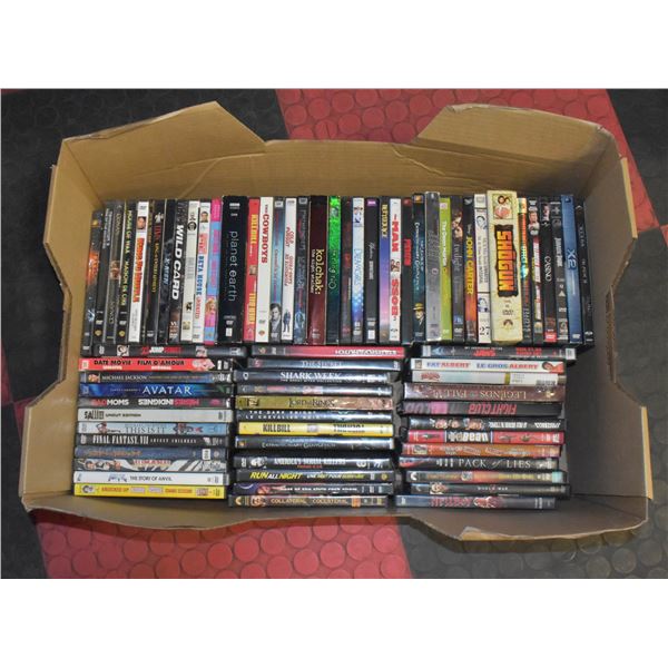 LOT OF DVDS