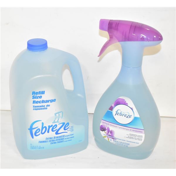 FEBREEZE SPRAY FABRIC REFRESHER & 2L REFILL