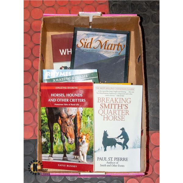 BOOKS ABOUT HORSES COWBOYS AB HISTORY