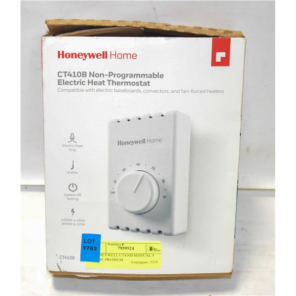 HONEYWELL CT410B MANUAL 4 WIRE PREMIUM