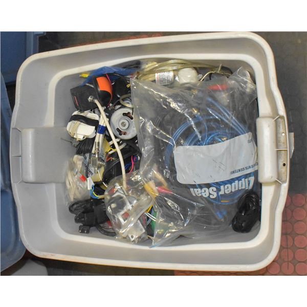 ASSORTED ELECTRICAL COMPONENTS/WIRES