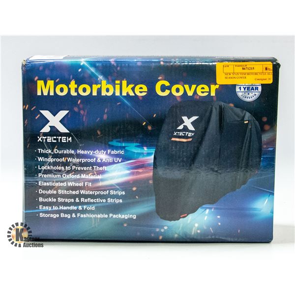 NEW XYZCTEM MOTORCYCLE ALL SEASON COVER