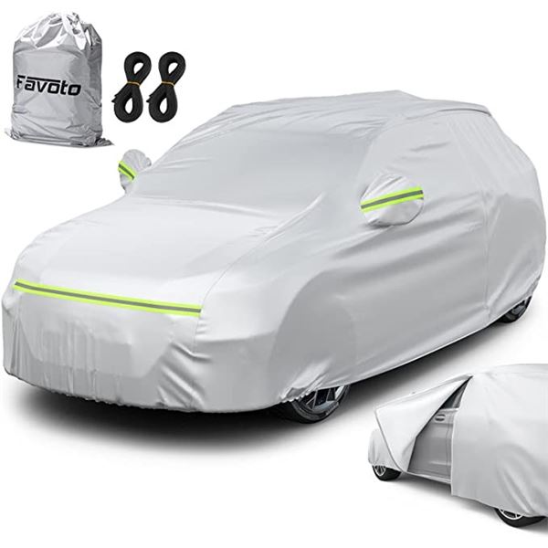 NEW FAVOTO SUV ALL WEATHER CAR COVER WITH COTTON &