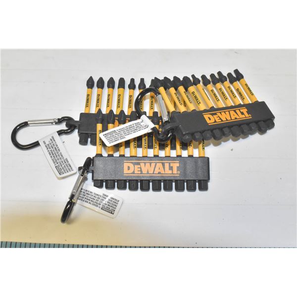 3 PACK OF DEWALT SCREWDRIVER BITS