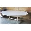 Image 2 : LOUNGEWORKS OVAL TABLE 88X48X30-1/2"