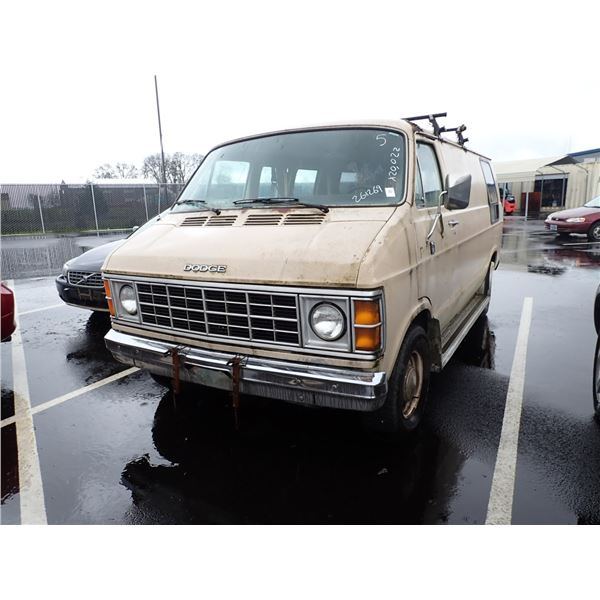 1984 Dodge Ram 1500 Van Speeds Auto Auctions