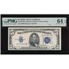 Image 1 : 1934D $5 STAR Silver Certificate PMG 64EPQ