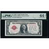 Image 1 : 1928 $1 Legal Tender Note PMG 64EPQ