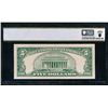 Image 2 : 1934D $5 Silver Certificate PCGS 66PPQ