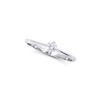 Image 1 : 14KT White Gold 0.20ct Diamond Ring