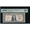 Image 1 : 1935A $1 Hawaii Silver Certificate PMG 30