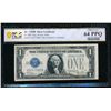 Image 1 : 1928B $1 Silver Certificate PMG 64PPQ