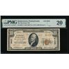 Image 1 : 1929 $10 Quakertown PA National PMG 20