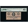 Image 1 : 5 Cent 1863 T-63 Confederate PMG 65EPQ