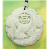 Image 2 : Jade 285cts Real Jade XI Lucky Phoenix Dragon Amulet Pendant