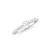 Image 1 : 14KT White Gold 0.44ctw Diamond Ring