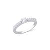 Image 2 : 14KT White Gold 0.44ctw Diamond Ring