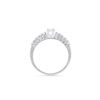 Image 3 : 14KT White Gold 0.44ctw Diamond Ring