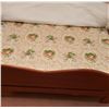 Image 4 : Full Size Bed Frame With Bedding, Mattress, And Box Spring
